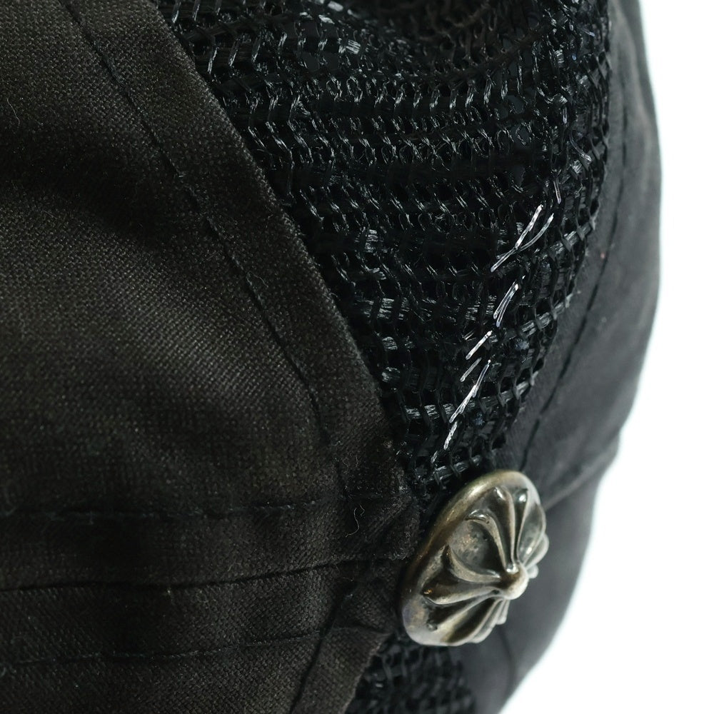 CHROME HEARTS(クロムハーツ) OLD CHプラス バックラベルロゴ クロスボールトラッカーキャップ 帽子 ブラック
