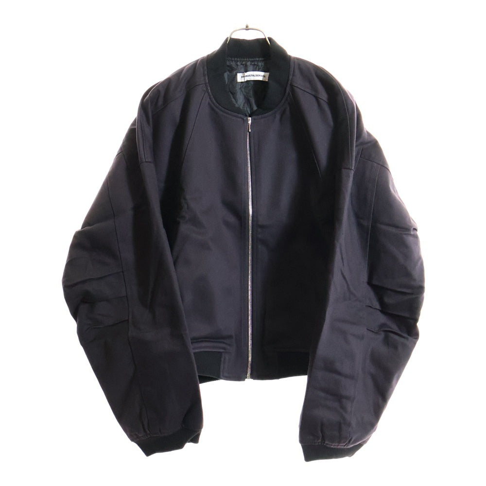FFFPOSTALSERVICE(トリプルエフポスタルサービス) 25AW Darted MA-1 Bomber ダーテッドボンバージャケット FFFPSFW2506 ブラック