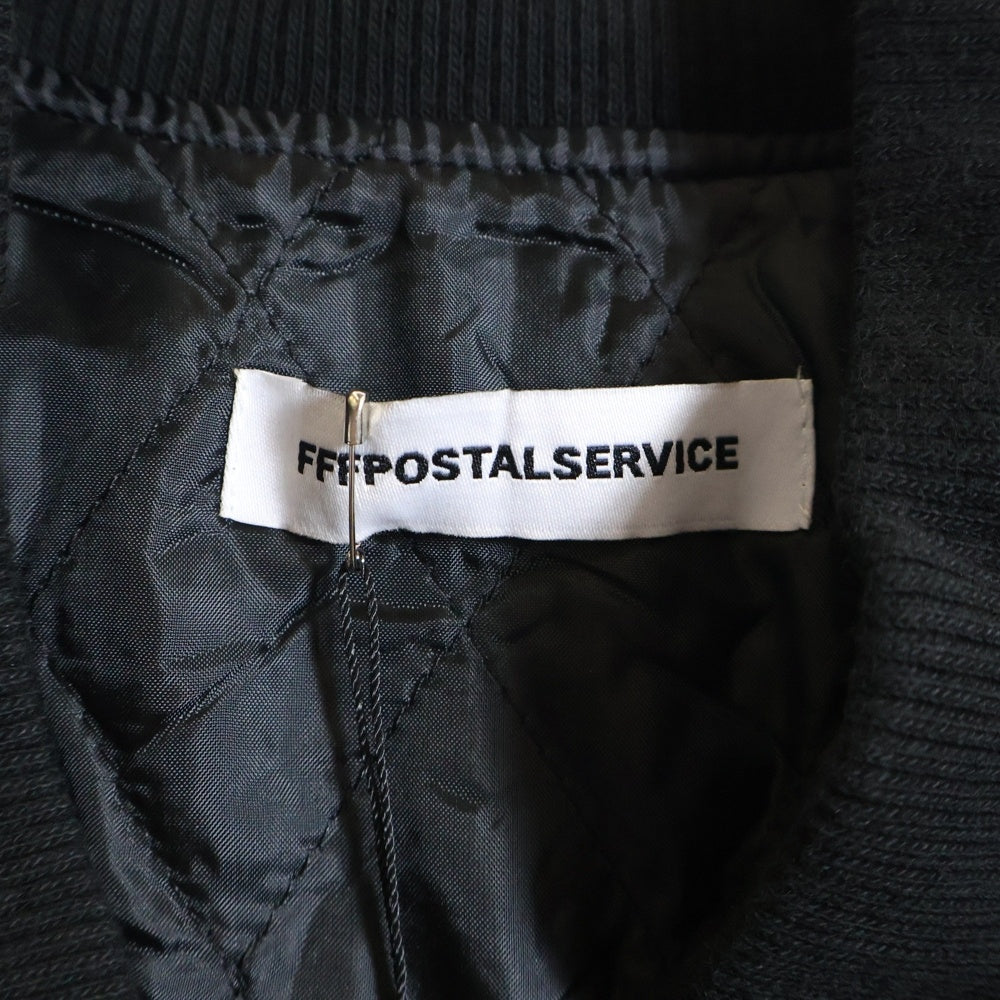 FFFPOSTALSERVICE(トリプルエフポスタルサービス) 25AW Darted MA-1 Bomber ダーテッドボンバージャケット FFFPSFW2506 ブラック