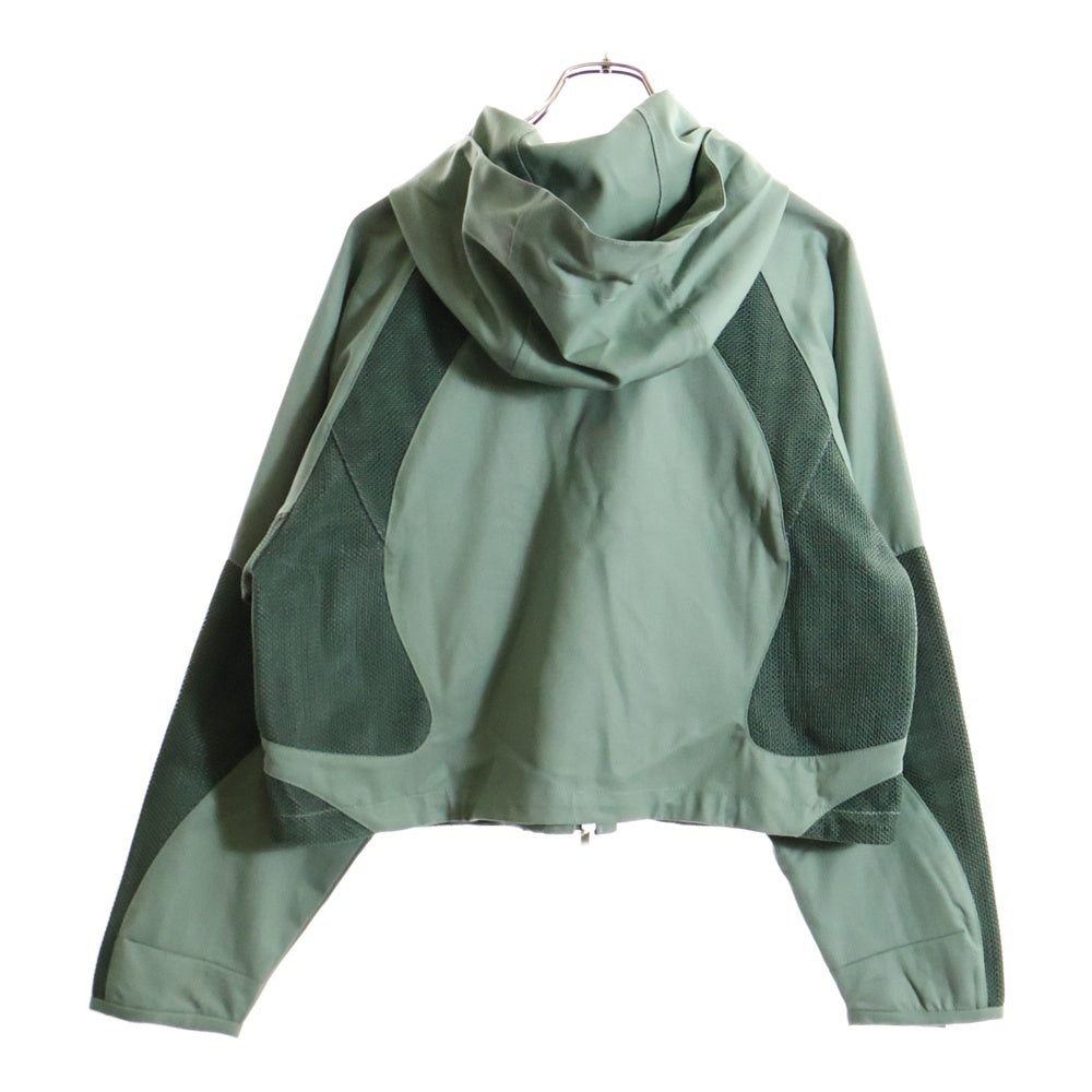 FFFPOSTALSERVICE(トリプルエフポスタルサービス) 25AW Waffle Knit Liner Hoodie ワッフルニットライナーフーディージャケット FFFPSFW2532 グリーン