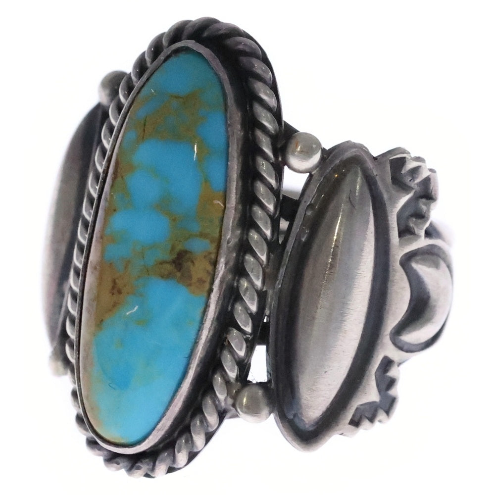 INDIAN JEWELRY(インディアンジュエリー) ナバホ族 ターコイズリング シルバー