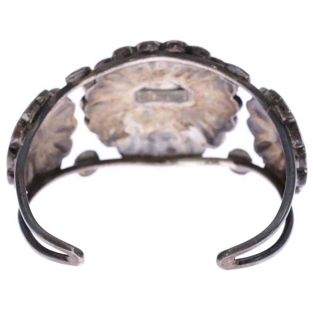 INDIAN JEWELRY(インディアンジュエリー) ズニ族 Larry&Lorinda Dickson ラリー&ローリン・ディクソンバングル シルバー