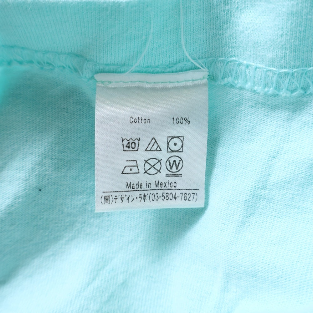 FLATLUX(フラットラックス) PHILOSOPHY LS-T フィロソフィープリント長袖Tシャツ ブルー
