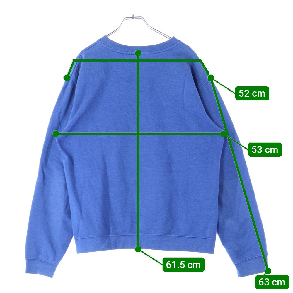 Lafayette(ラファイエット) KEEP FRESH CREWNECK ロゴスウェットトレーナー ブルー