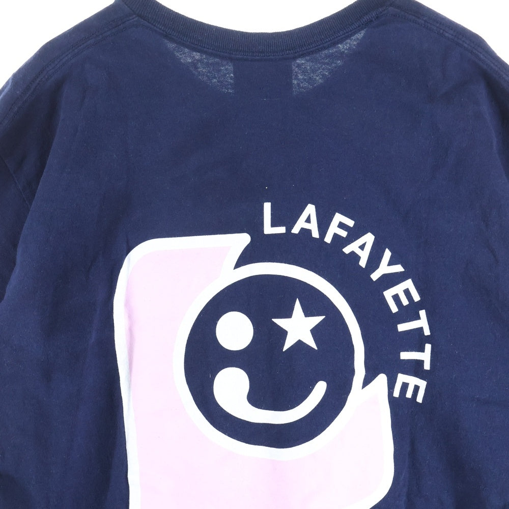 Lafayette(ラファイエット) HAVE A NICE DAY TEE ロゴプリント半袖Tシャツ LA240110 ネイビー