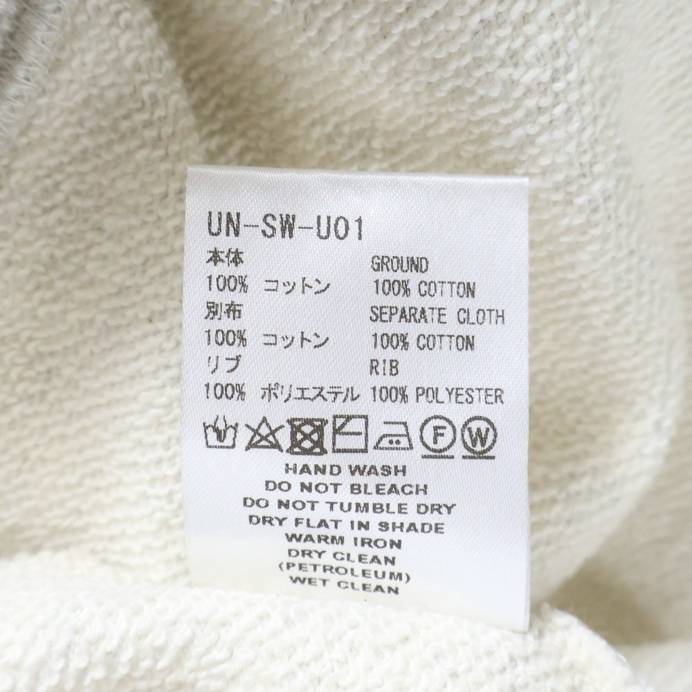 COGNOMEN(コグノーメン) COGNOMEN コグノーメン UNIFORM LAYERED SWEAT SHIRT ユニフォームレイヤードスウェットトレーナー UN-SW-U01 グレー