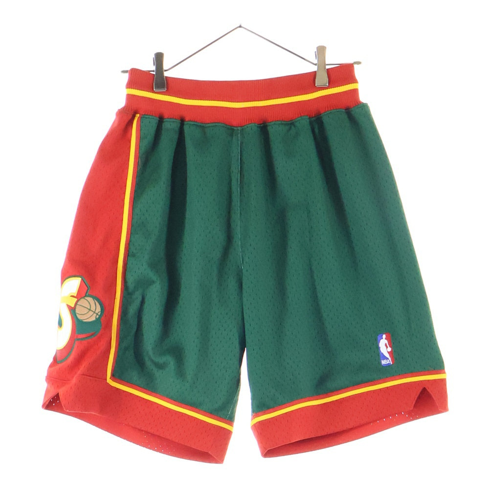 Mitchell&Ness(ミッチェル アンド ネス) NBA AUTHENTIC ROAD SHORTS UPERSONICS 95-96 オーセンティックロードゲームショーツ ハーフパンツ グリーン