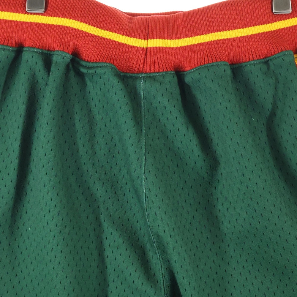 Mitchell&Ness(ミッチェル アンド ネス) NBA AUTHENTIC ROAD SHORTS UPERSONICS 95-96 オーセンティックロードゲームショーツ ハーフパンツ グリーン