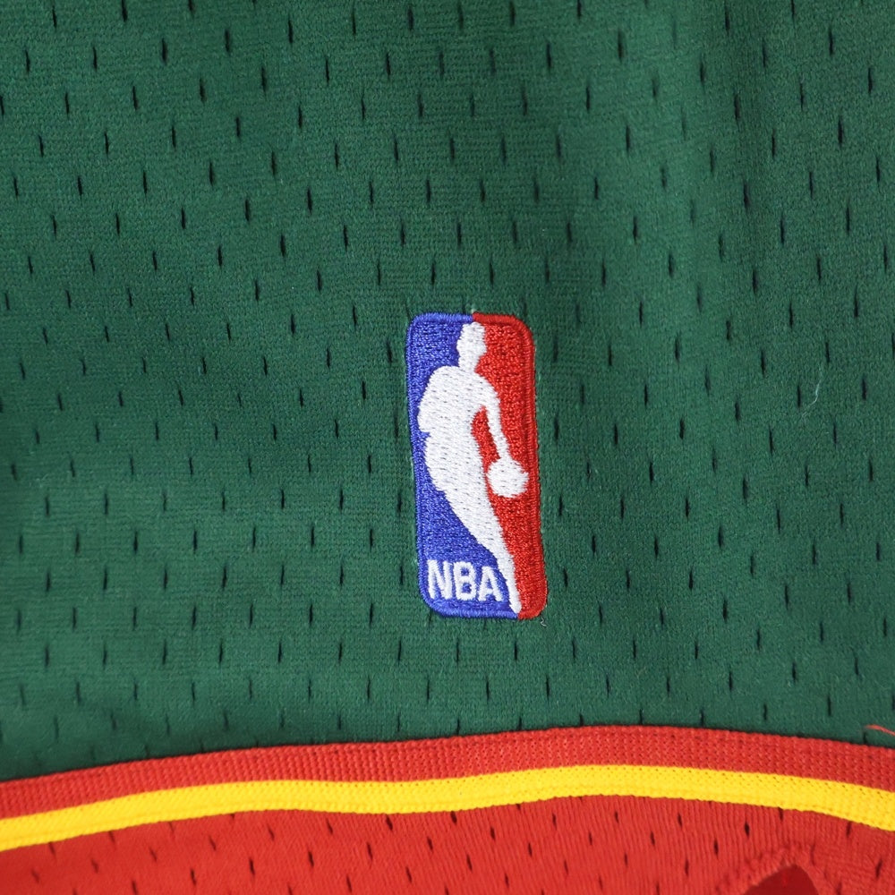 Mitchell&Ness(ミッチェル アンド ネス) NBA AUTHENTIC ROAD SHORTS UPERSONICS 95-96 オーセンティックロードゲームショーツ ハーフパンツ グリーン