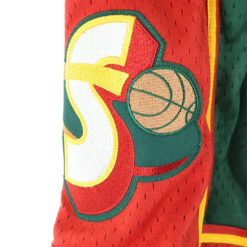 Mitchell&Ness(ミッチェル アンド ネス) NBA AUTHENTIC ROAD SHORTS UPERSONICS 95-96 オーセンティックロードゲームショーツ ハーフパンツ グリーン