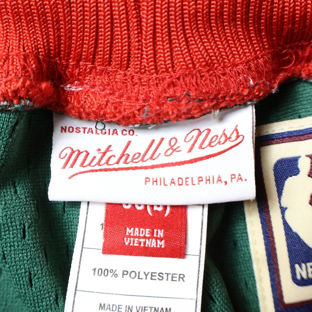 Mitchell&Ness(ミッチェル アンド ネス) NBA AUTHENTIC ROAD SHORTS UPERSONICS 95-96 オーセンティックロードゲームショーツ ハーフパンツ グリーン