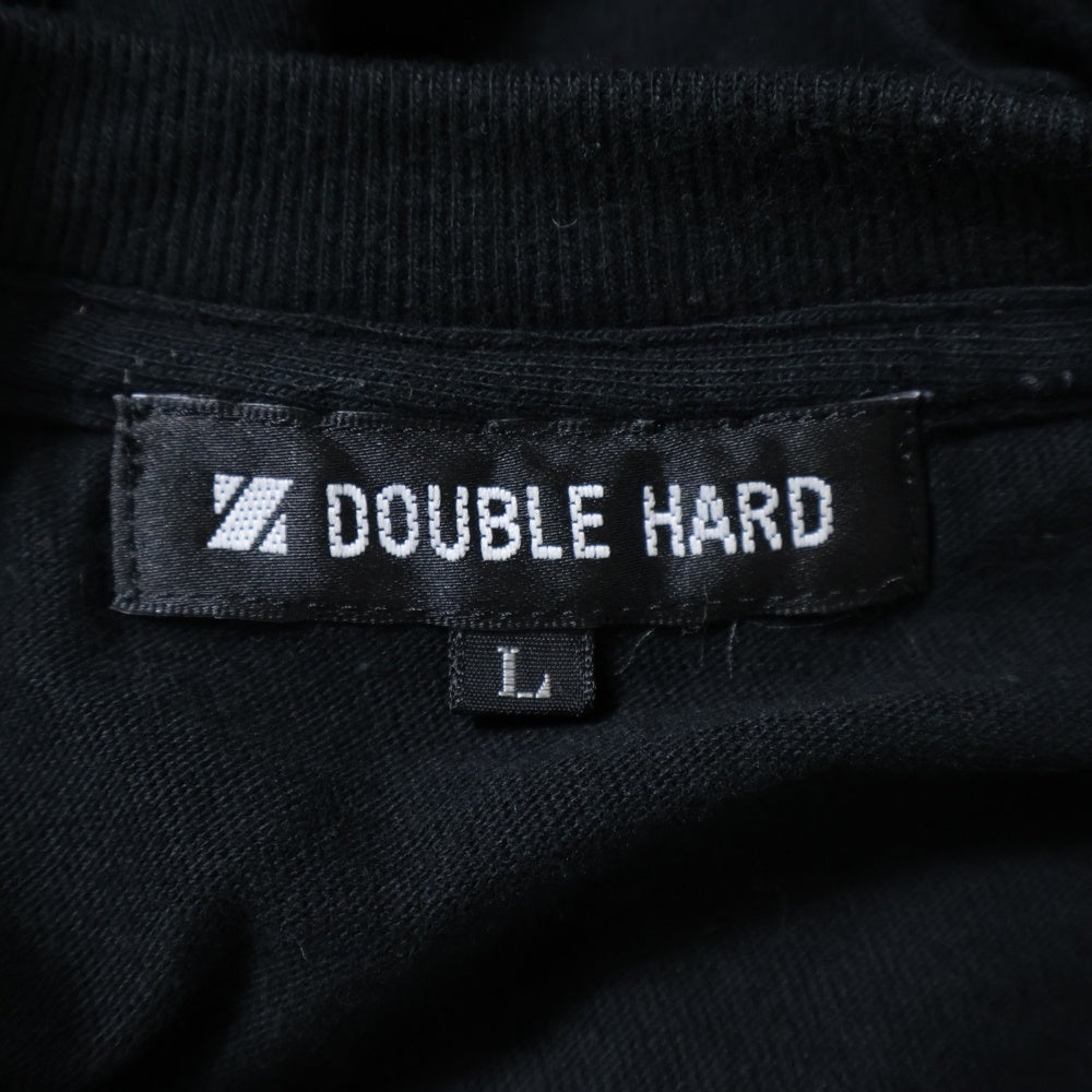 NO BRAND(ノーブランド) DOUBLE HARD ダブルハード TOKYO S/S TEE 東京プリント半袖Tシャツ ブラック