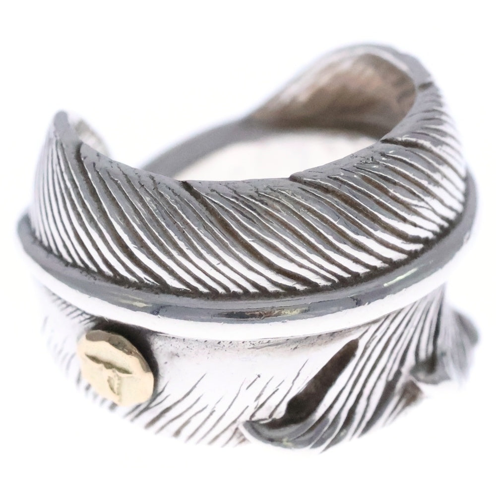 TADY & KING(タディアンドキング) フェザーリングK18ロングホーン シルバーゴールド