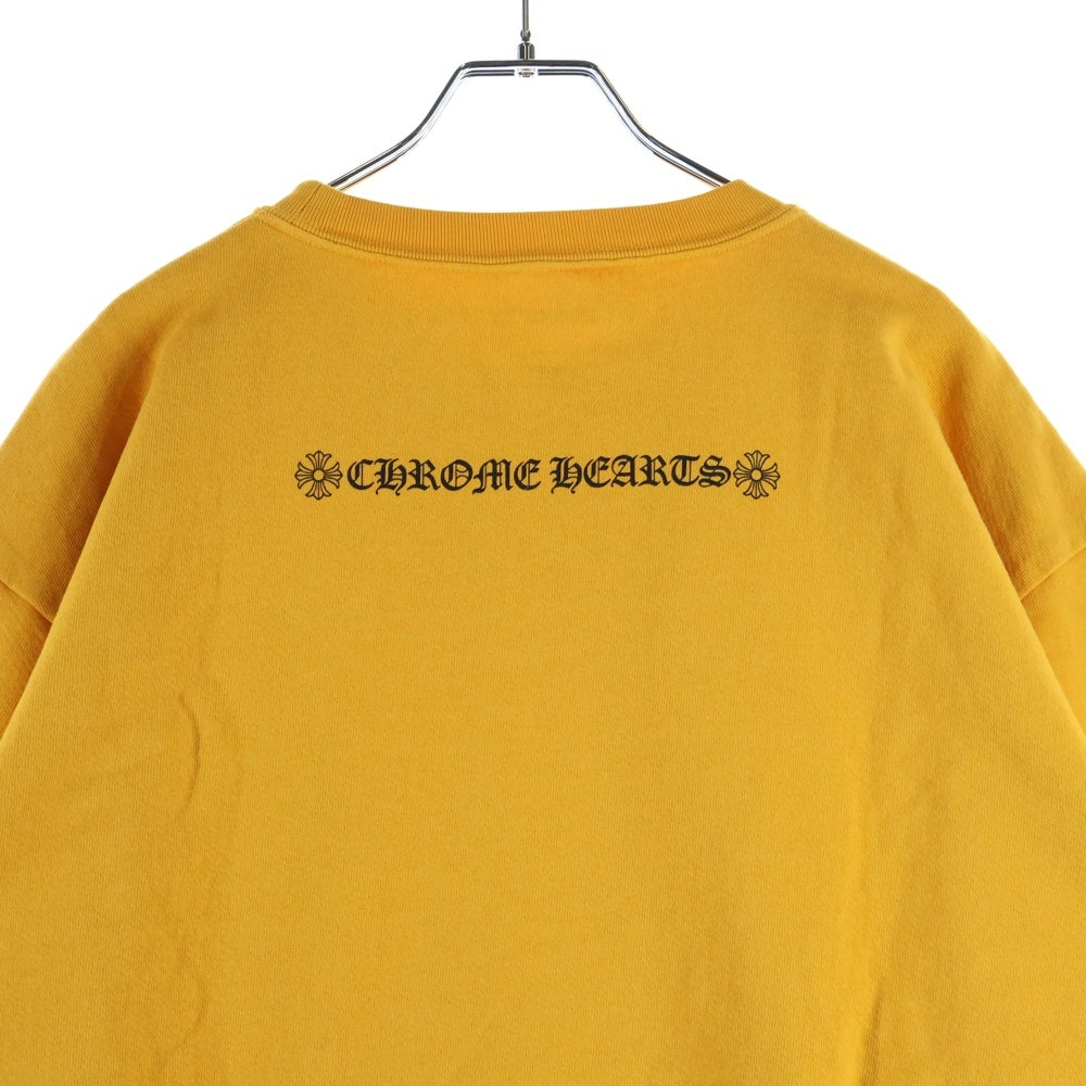 CHROME HEARTS(クロムハーツ) SWTSHRT CREWNECK アームロゴ スウェットクルーネックトレーナー マスタード