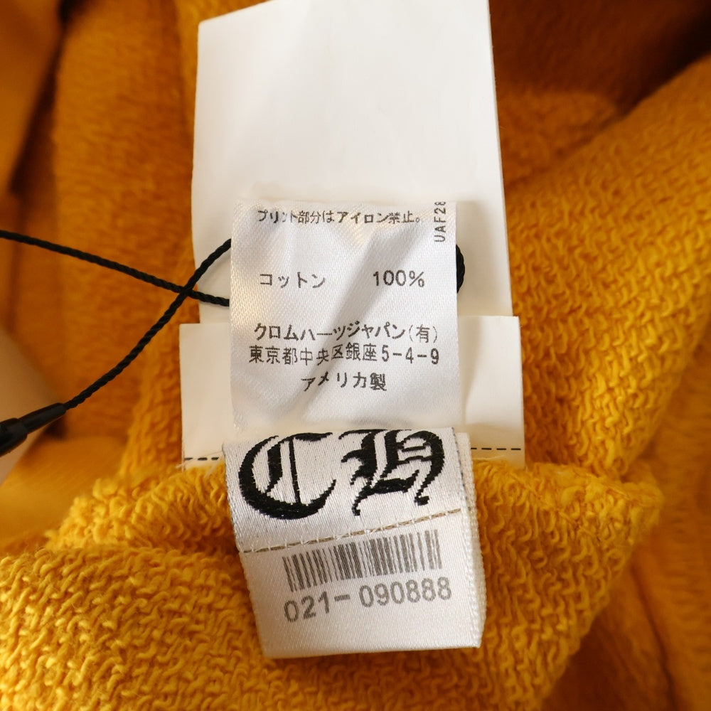 CHROME HEARTS(クロムハーツ) SWTSHRT CREWNECK アームロゴ スウェットクルーネックトレーナー マスタード