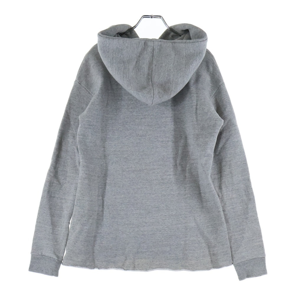 CHROME HEARTS(クロムハーツ) Y NOT 3セメタリークロスパッチ付き カットオフプルオーバーフーディーパーカー グレー