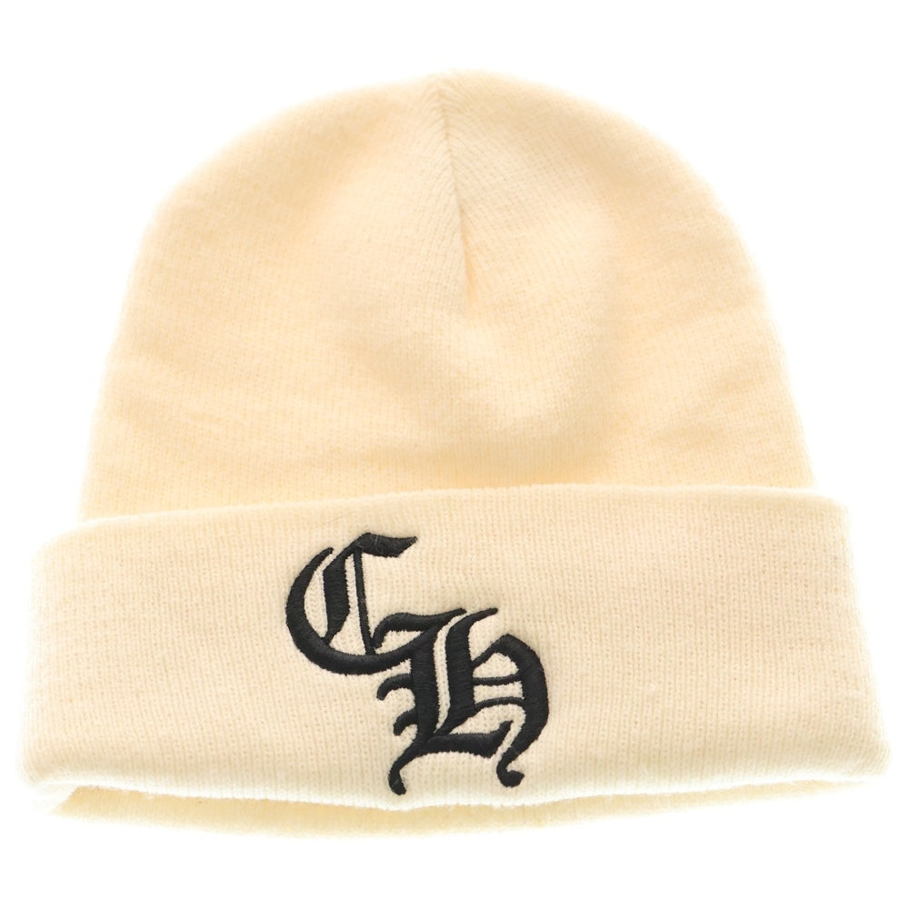 帽子 hrome hearts watch cap logo beanie CHROME HEARTS(クロムハーツ) WATCH CAP ワッチキャップ CHロゴ刺繍