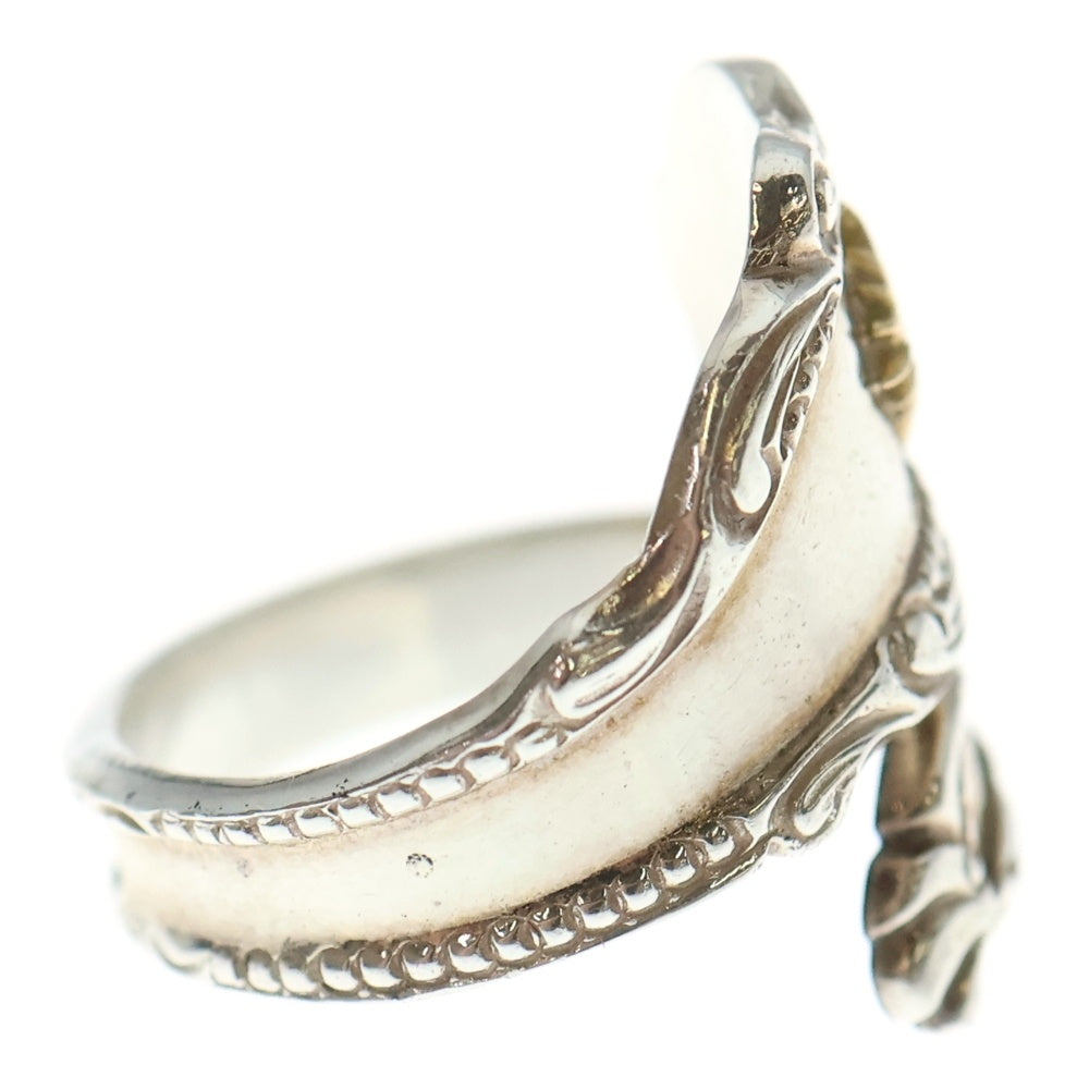 ARIZONA FREEDOM(アリゾナフリーダム) R-57a 太陽神トルマリン付き スプーンリング小 シルバーゴールド