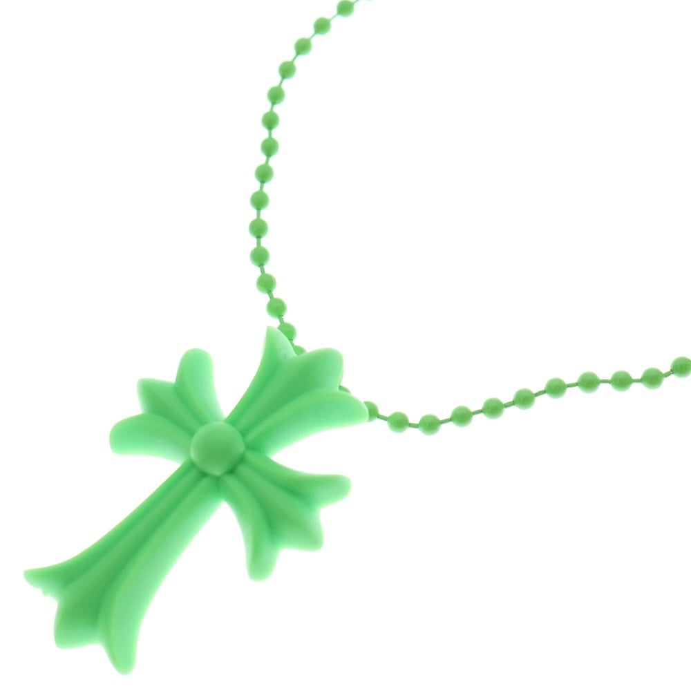 CHROME HEARTS(クロムハーツ) RUBBER CH CRS SML スモールCHクロス ラバーネックレス シリコン グリーン BCA306