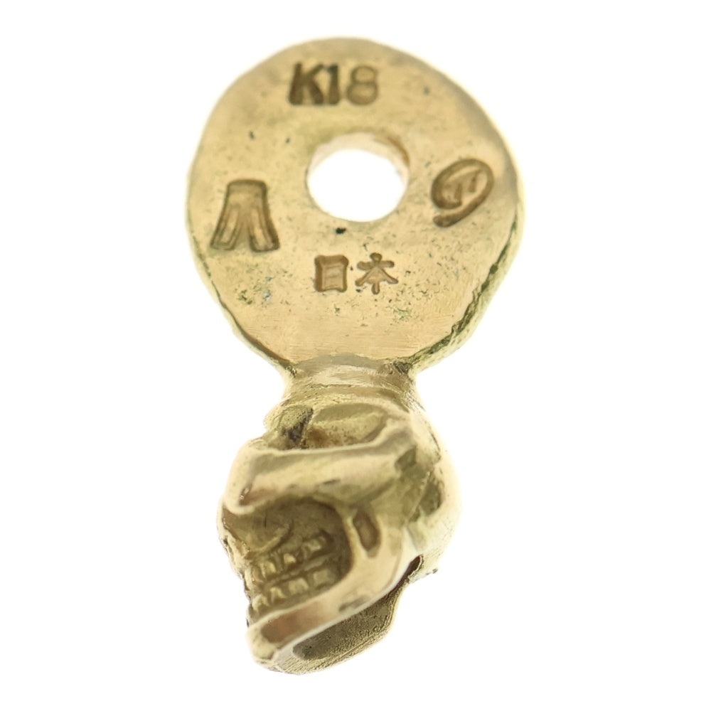 STOP LIGHT(ストップライト) K18全金ミニスカル ネックレストップ ゴールド