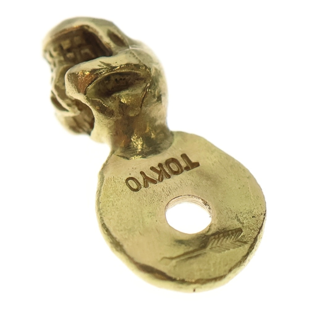 STOP LIGHT(ストップライト) K18全金ミニスカル ネックレストップ ゴールド