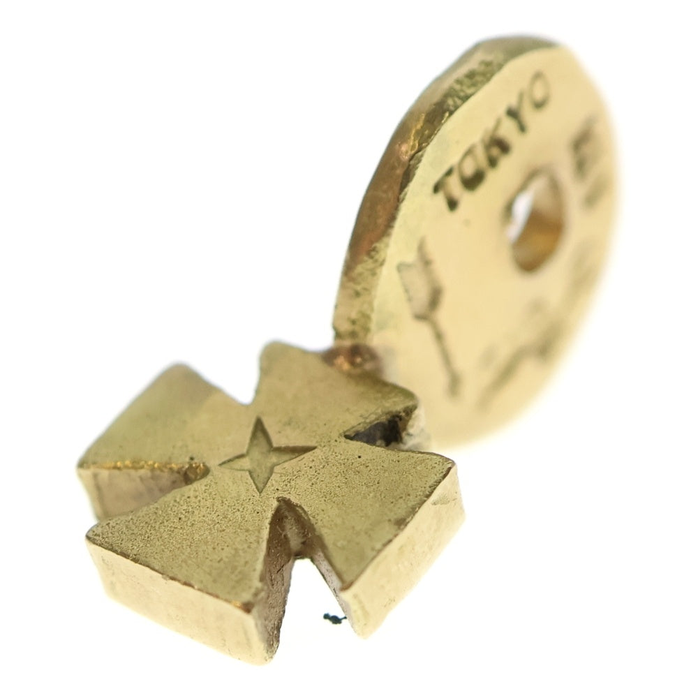 STOP LIGHT(ストップライト) K18全金ミニアイアンクロス ネックレストップ ゴールド