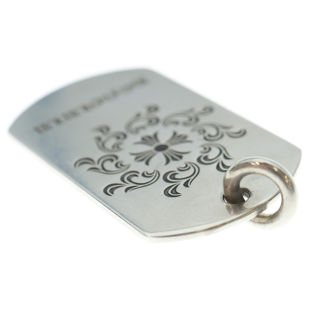 CHROME HEARTS(クロムハーツ) D TAG LRG LTD ホノルル限定 CHシャイン ラージドッグタグ ネックレストップ シルバー