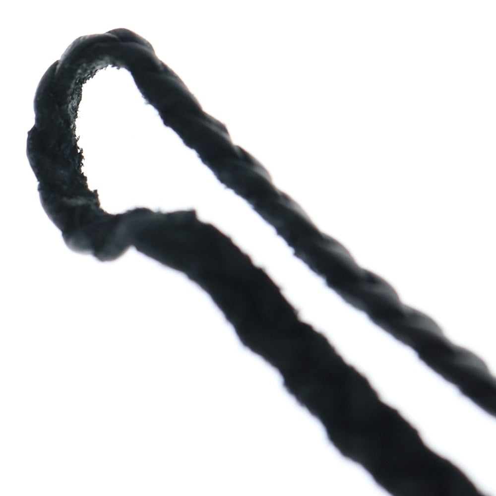 CHROME HEARTS(クロムハーツ) LEATHER BRAID スクロールレザーブレード シルバーネックレス