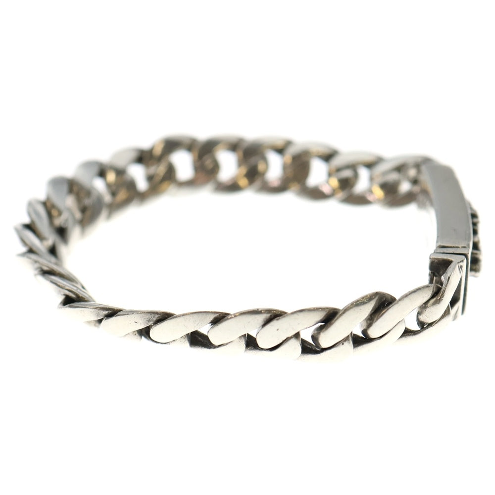 CHROME HEARTS(クロムハーツ) ID BABY FLRL DIA ベイビーID フローラルクロス アフターダイヤ ブレスレット シルバー