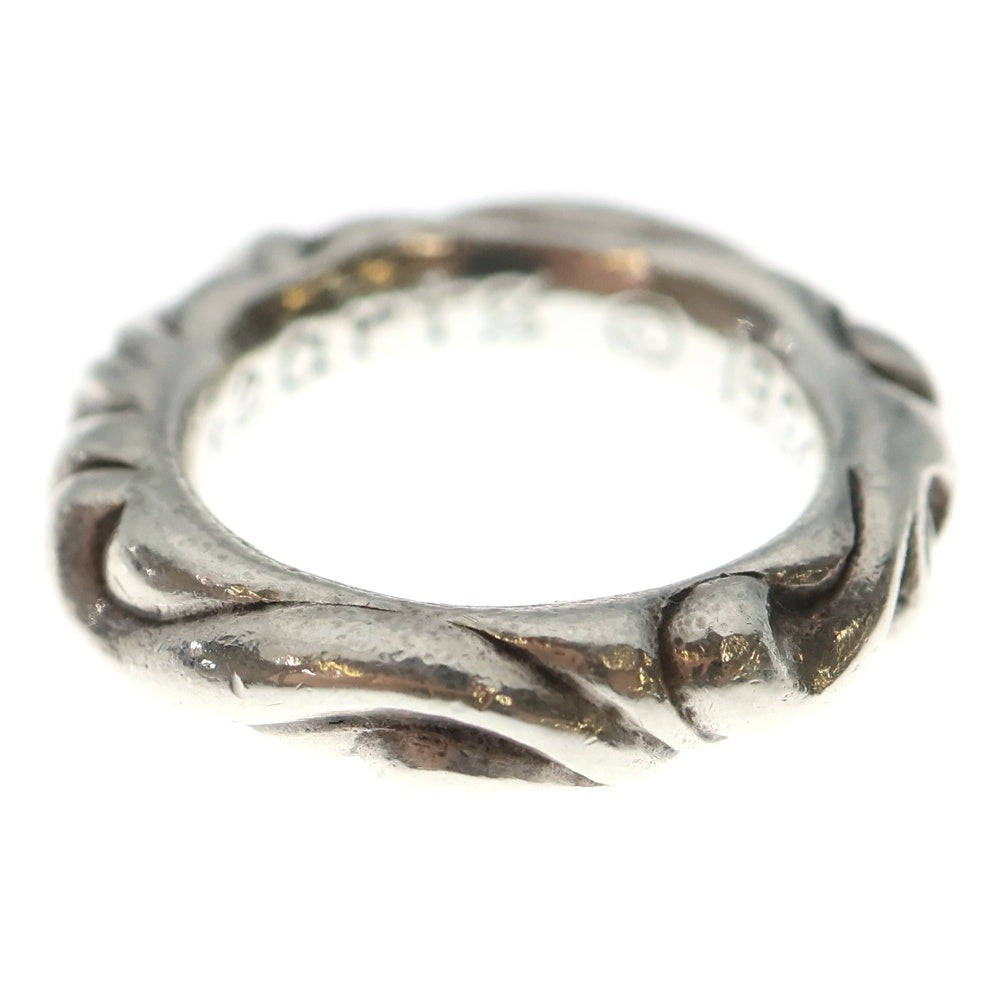 CHROME HEARTS(クロムハーツ) SCRL BAND スクロールバンド リング シルバー BCA351