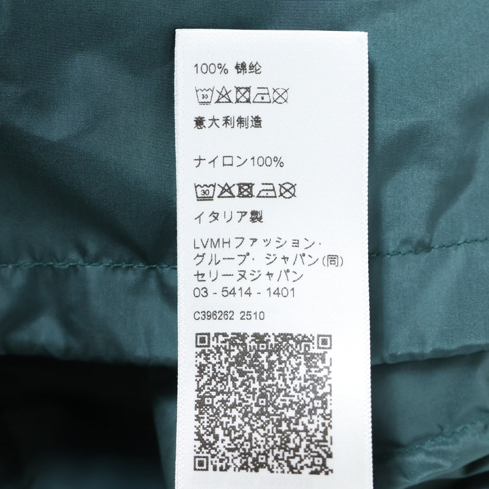 CELINE(セリーヌ) 24AW BLASON ウインドブレーカー ハーフジッププルオーバージャケット RV0DD0B39.31XB グリーン