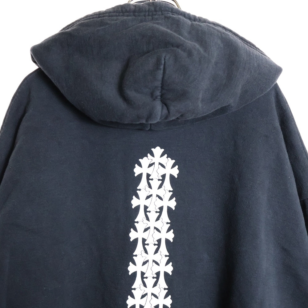 CHROME HEARTS(クロムハーツ) Back Cemetery Cross Print Hoodie クロムハーツ バックセメタリークロスプリントフーディプルオーバー パーカー