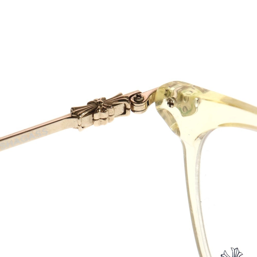 CHROME HEARTS(クロムハーツ) SHAGAS サイドクロステンプルウェリントン眼鏡 メンズ 21-145