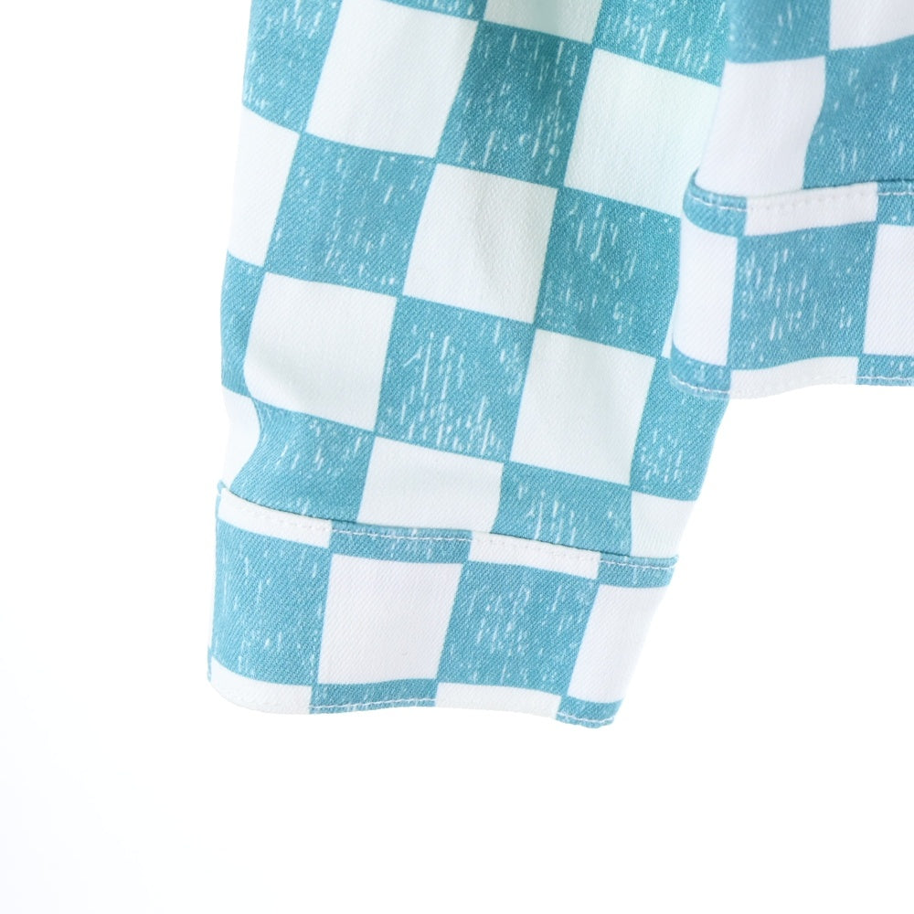 LOUIS VUITTON(ルイヴィトン) 21AW ダミエデニムチェッカートラッカージャケット RM2129 IM3 HLA20W ブルー/ホワイト