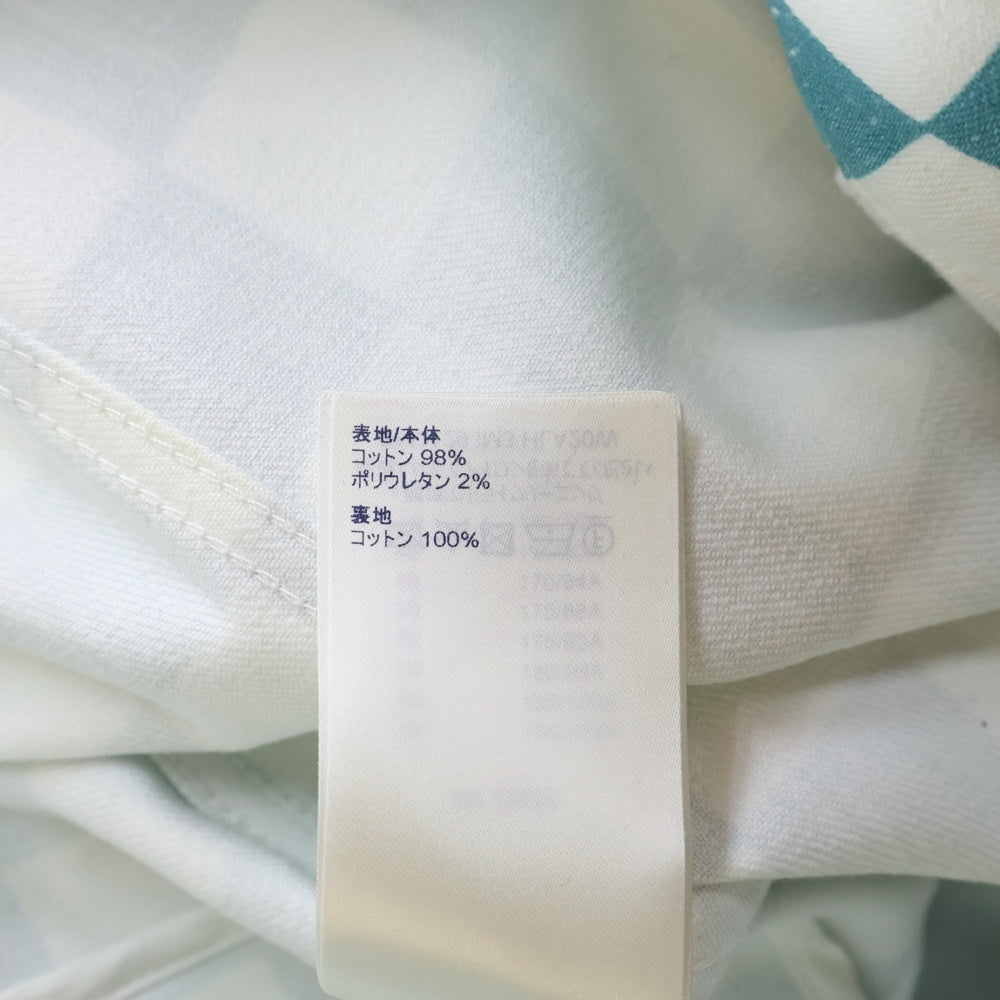 LOUIS VUITTON(ルイヴィトン) 21AW ダミエデニムチェッカートラッカージャケット RM2129 IM3 HLA20W ブルー/ホワイト