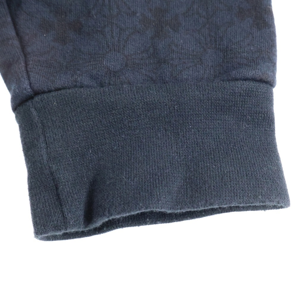 CHROME HEARTS(クロムハーツ) SWTSHRT HD ZIP CHプラス総柄プリントジップアップフーディーパーカー ブラック