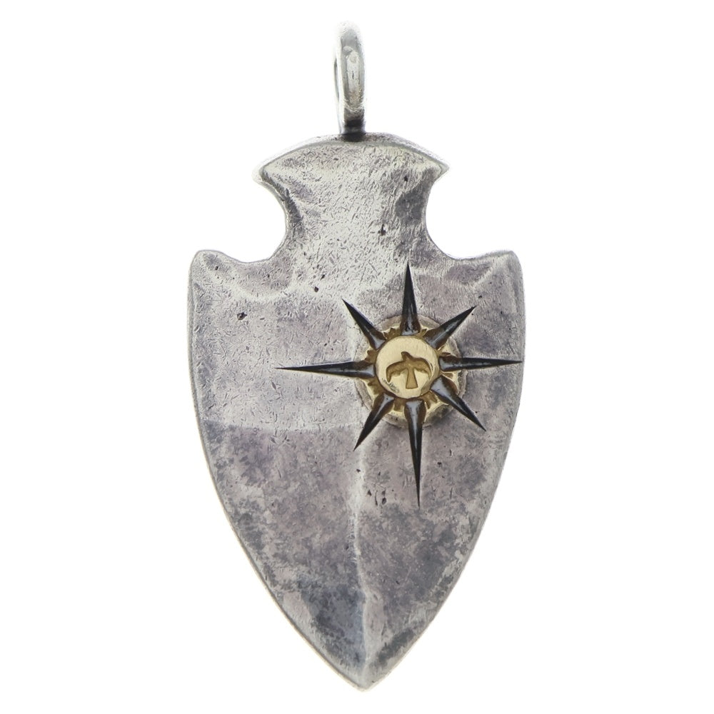 goro's(ゴローズ) 印台ズレ矢じり大 ペンダントトップ シルバー/ゴールド