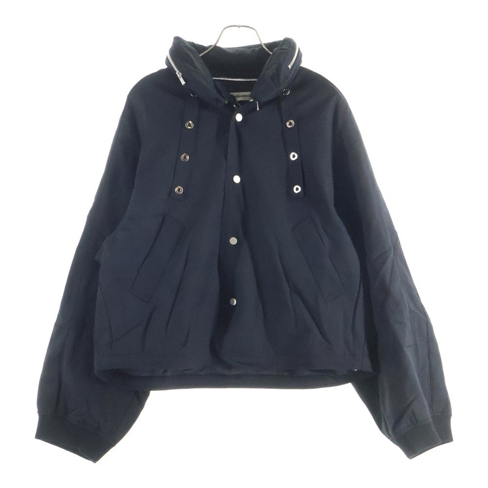FFFPOSTALSERVICE トリプルエフポスタルサービス 25SS Reia Hooded Parachute Jacket レイアフードパラシュートジャケット FFFPSSS2508 ブラック FFFPOSTALSERVICE(トリプルエフポスタルサービス) 25SS Reia Hooded