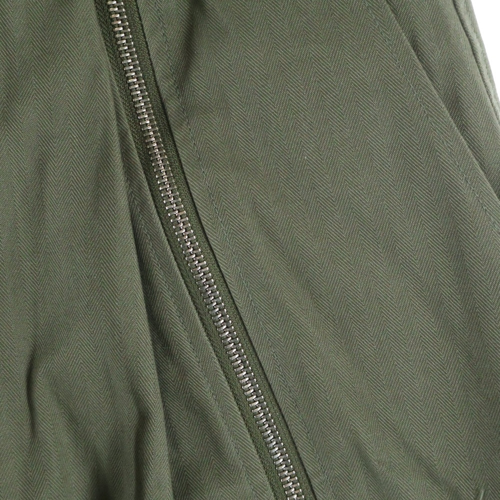 FFFPOSTALSERVICE(トリプルエフポスタルサービス) 25AW Double Layered Zip Trousers ダブルレイヤードトラウザーズパンツ FFFPSFW2518 グリーン