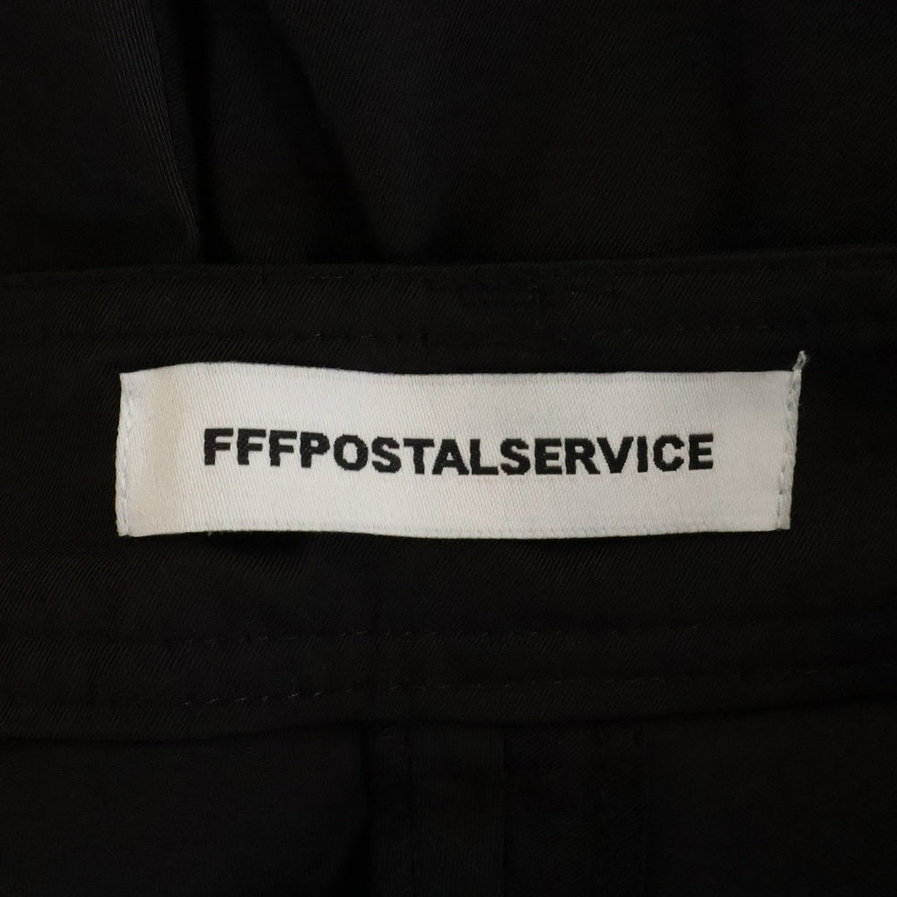 FFFPOSTALSERVICE(トリプルエフポスタルサービス) 25AW Articulated Knee Dart Cargo Trousers ニーダートカーゴパンツ FFFPSFW2519 ブラック