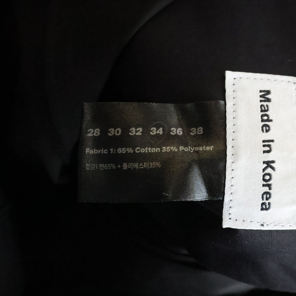 FFFPOSTALSERVICE(トリプルエフポスタルサービス) 25AW Articulated Knee Dart Cargo Trousers ニーダートカーゴパンツ FFFPSFW2519 ブラック