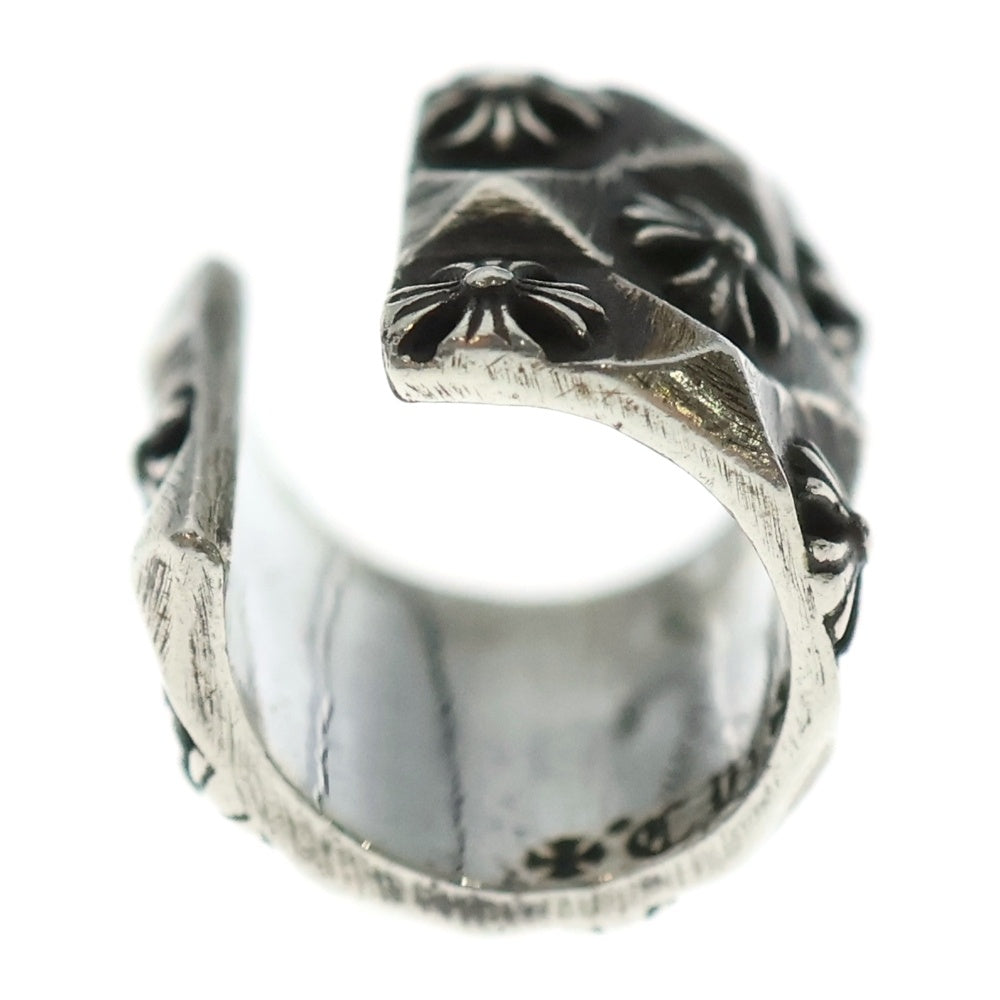 CHROME HEARTS(クロムハーツ) CUFF PYRAMID CH PLUS ピラミッドCHプラスイヤーカフ イヤリング シルバー
