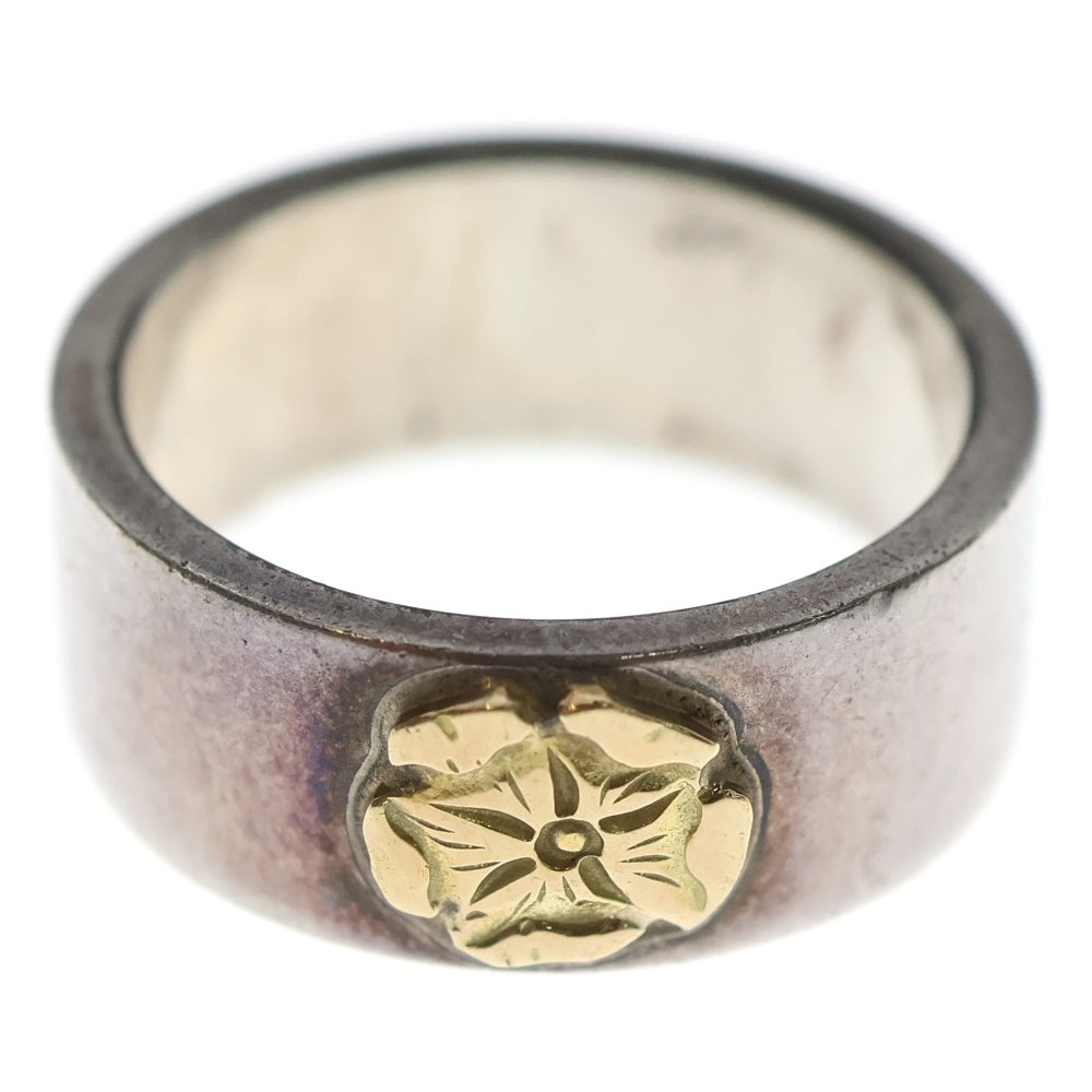 goro's(ゴローズ) ローズ平打ちリング シルバー/ゴールド