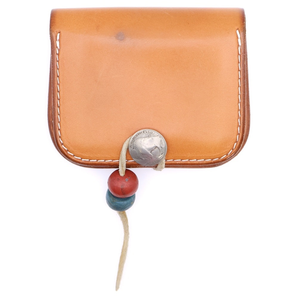 goro's(ゴローズ) 角型小銭入れシルバー ブラウン