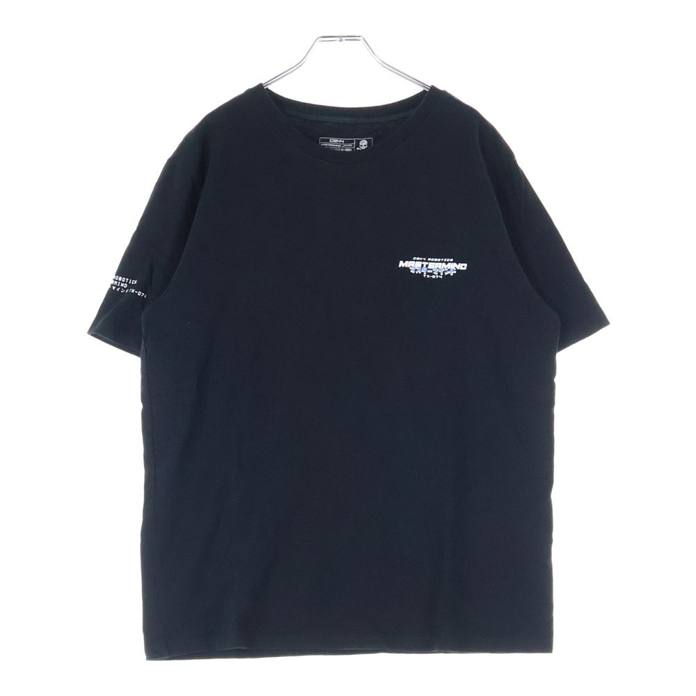 mastermind JAPAN(マスターマインドジャパン) ×C2H4 Japan Robotics Logo Tee ジャパンロボティクスロゴプリント半袖Tシャツ ブラック