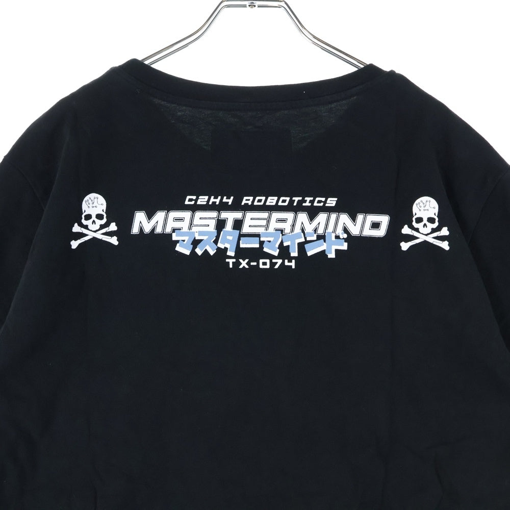 mastermind JAPAN(マスターマインドジャパン) ×C2H4 Japan Robotics Logo Tee ジャパンロボティクスロゴプリント半袖Tシャツ ブラック