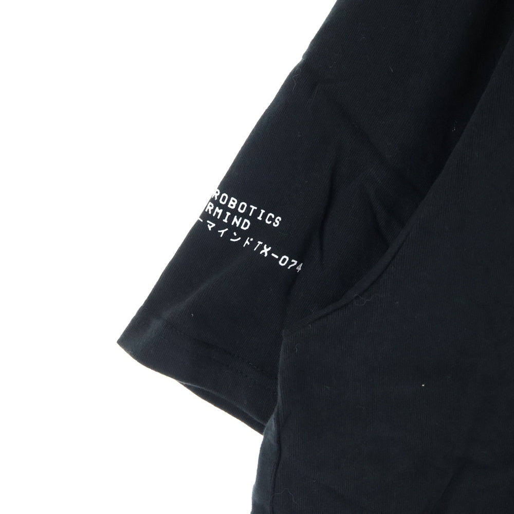 mastermind JAPAN(マスターマインドジャパン) ×C2H4 Japan Robotics Logo Tee ジャパンロボティクスロゴプリント半袖Tシャツ ブラック