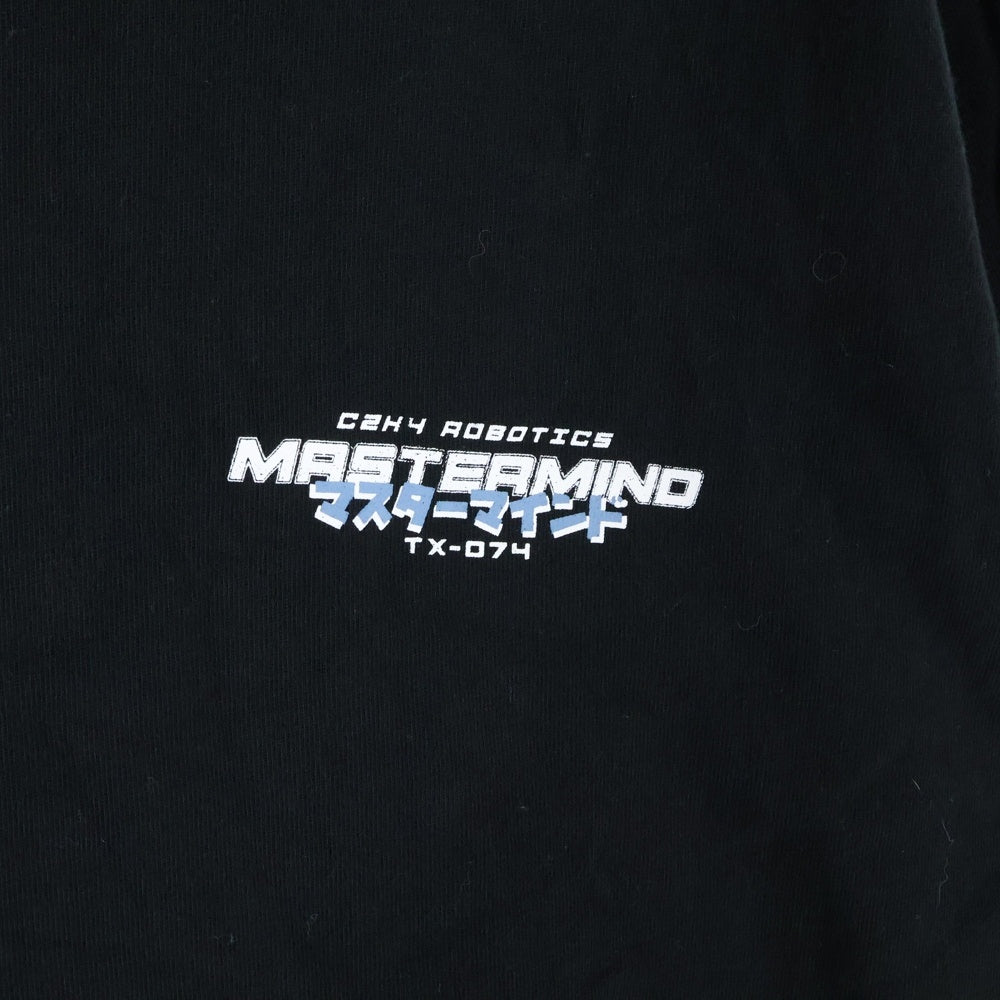 mastermind JAPAN(マスターマインドジャパン) ×C2H4 Japan Robotics Logo Tee ジャパンロボティクスロゴプリント半袖Tシャツ ブラック