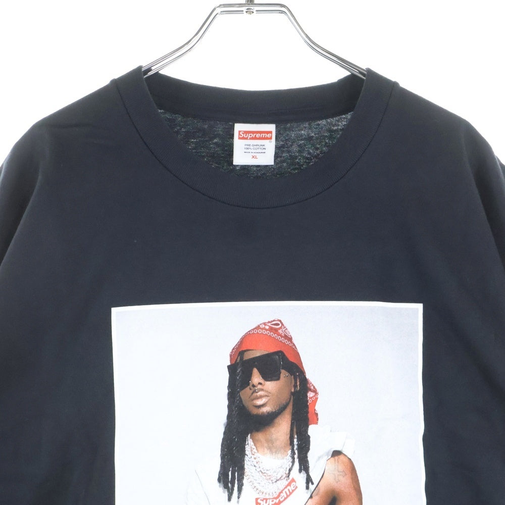 SUPREME(シュプリーム) 25AW Playboi Carti Tee プレイボーイ カーティ フォトプリント クルーネック 半袖Tシャツ カットソー ブラック