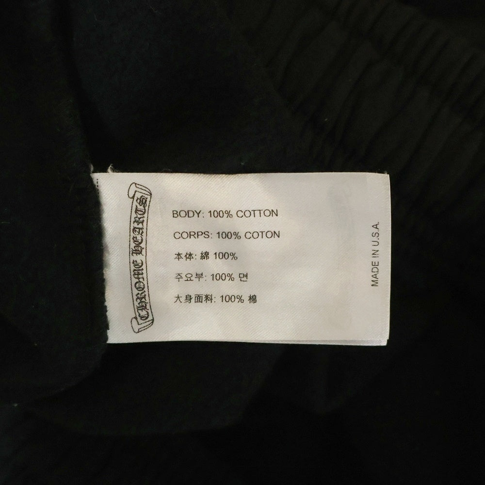 CHROME HEARTS(クロムハーツ) WWW.CHROMEHEARTS.COM SWEAT PANTS オンライン限定 ホースシュープリントスウェットパンツ ブラック/ブルー